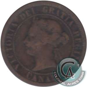 1882H Obv. 1 Canada 1-cent Good (G-4)