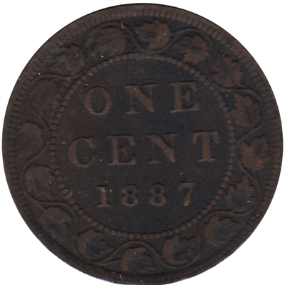 1887 Canada 1-cent VG-F (VG-10)
