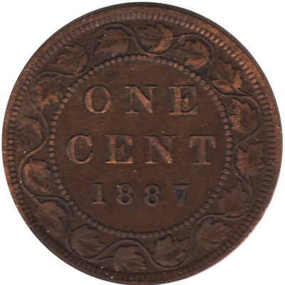 1887 Canada 1-cent Very Fine (VF-20)