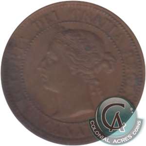 1893 Canada 1-cent EF-AU (EF-45)