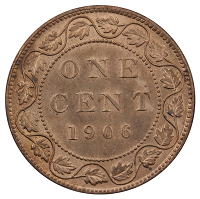 1906 Canada 1-cent Brilliant Uncirculated (MS-63) $