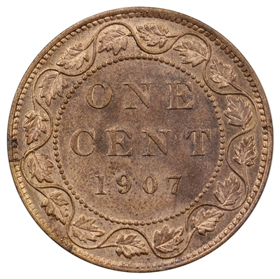 1907 Canada 1-cent UNC+ (MS-62) $