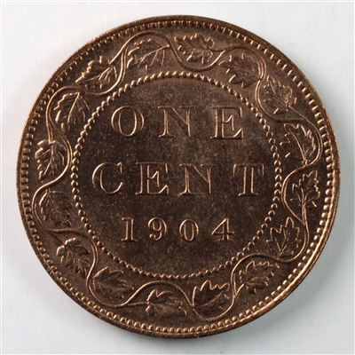 1904 Canada 1-cent UNC+ (MS-62) $
