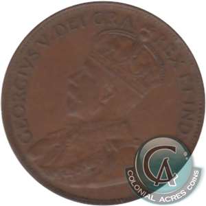 1920 Large Canada 1-cent Extra Fine (EF-40)