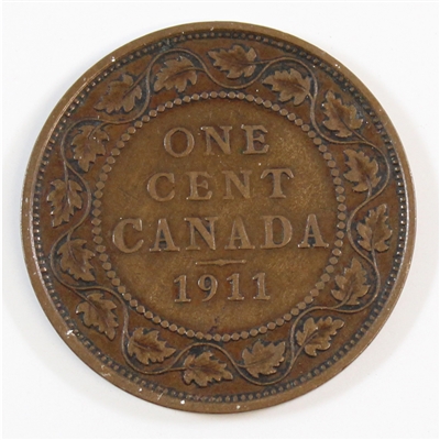 1911 Canada 1-cent Very Good (VG-8)