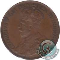 1912 Canada 1-cent EF-AU (EF-45)