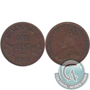 1927 Canada 1-cent Very Fine (VF-20)