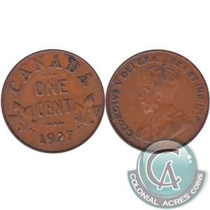 1927 Canada 1-cent VG-F (VG-10)