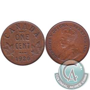1926 Canada 1-cent Extra Fine (EF-40)