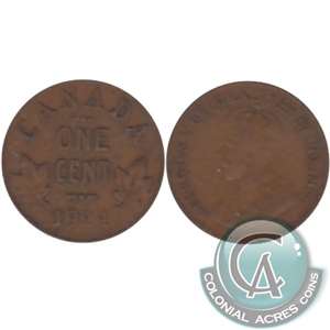 1924 Canada 1-cent Very Fine (VF-20)