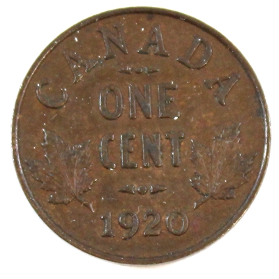 1920 Small Canada 1-cent Extra Fine (EF-40)