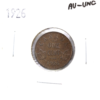 1926 Canada 1-cent AU-UNC (AU-55) $