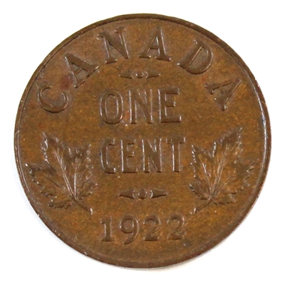 1922 Canada 1-cent Extra Fine (EF-40) $