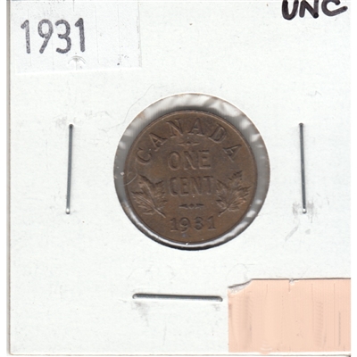 1931 Canada 1-cent Uncirculated (MS-60)
