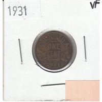 1931 Canada 1-cent Very Fine (VF-20)