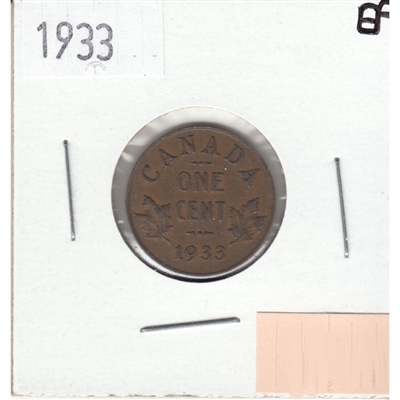 1933 Canada 1-cent Extra Fine (EF-40)