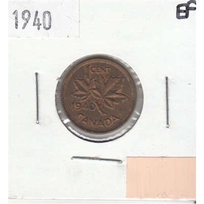 1940 Canada 1-cent Extra Fine (EF-40)