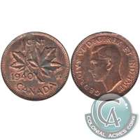 1940 Canada 1-cent Almost Uncirculated (AU-50)