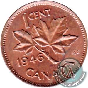 1946 Canada 1-cent Choice Brilliant Uncirculated (MS-64)