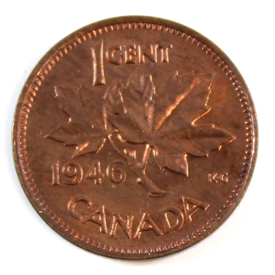 1946 Canada 1-cent UNC+ (MS-62)