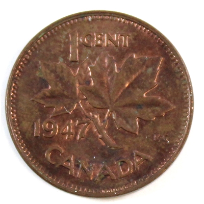 1947 Canada 1-cent EF-AU (EF-45)