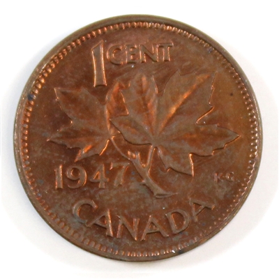 1947 Canada 1-cent UNC+ (MS-62)