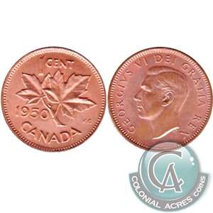 1950 Canada 1-cent Brilliant Uncirculated (MS-63)