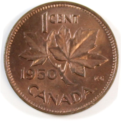 1950 Canada 1-cent Uncirculated (MS-60)