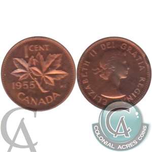 1955 Canada 1-cent Proof Like
