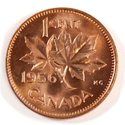 1956 Canada 1-cent Choice Brilliant Uncirculated (MS-64)