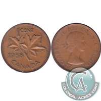 1958 Canada 1-cent Circulated