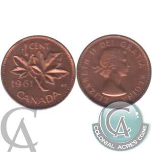 1961 Canada 1-cent Proof Like