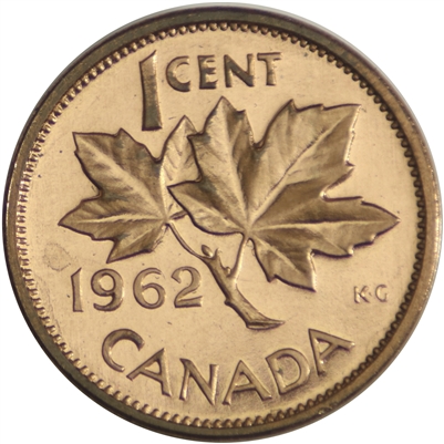 1962 Canada 1-cent Proof Like