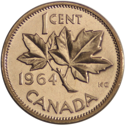 1964 Canada 1-cent Proof Like