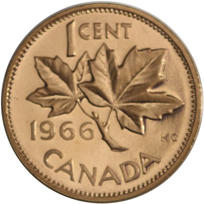 1966 Canada 1-cent Proof Like