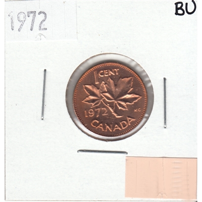 1972 Canada 1-cent Brilliant Uncirculated (MS-63)