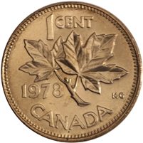 1978 Canada 1-cent Brilliant Uncirculated (MS-63)