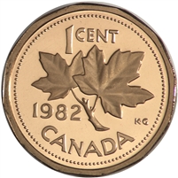 1982 Canada 1-cent Proof