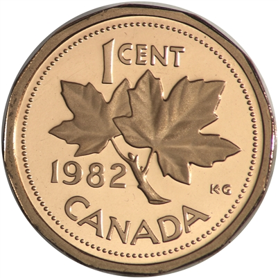 1982 Canada 1-cent Proof