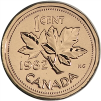 1982 Canada 1-cent Proof Like