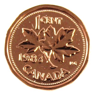 1983 Canada 1-cent Proof Like