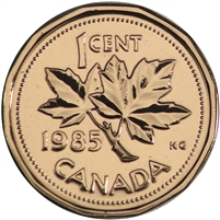 1985 Canada 1-cent Proof Like