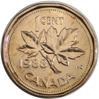1988 Canada 1-cent Brilliant Uncirculated (MS-63)