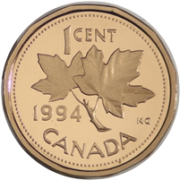 1994 Canada 1-cent Proof