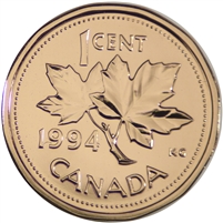 1994 Canada 1-cent Proof Like