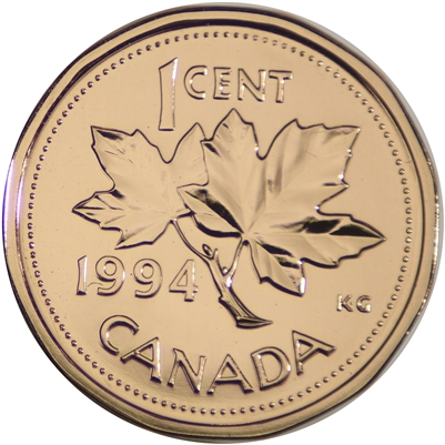 1994 Canada 1-cent Proof Like
