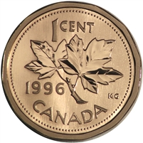 1996 Canada 1-cent Specimen