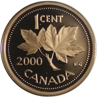 2000 Canada 1-cent Proof