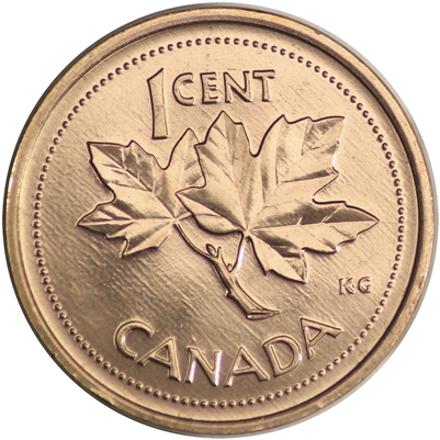 2002 Canada 1-cent Brilliant Uncirculated (MS-63)