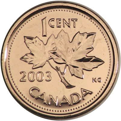 2003P Old Effigy Canada 1-cent Proof Like